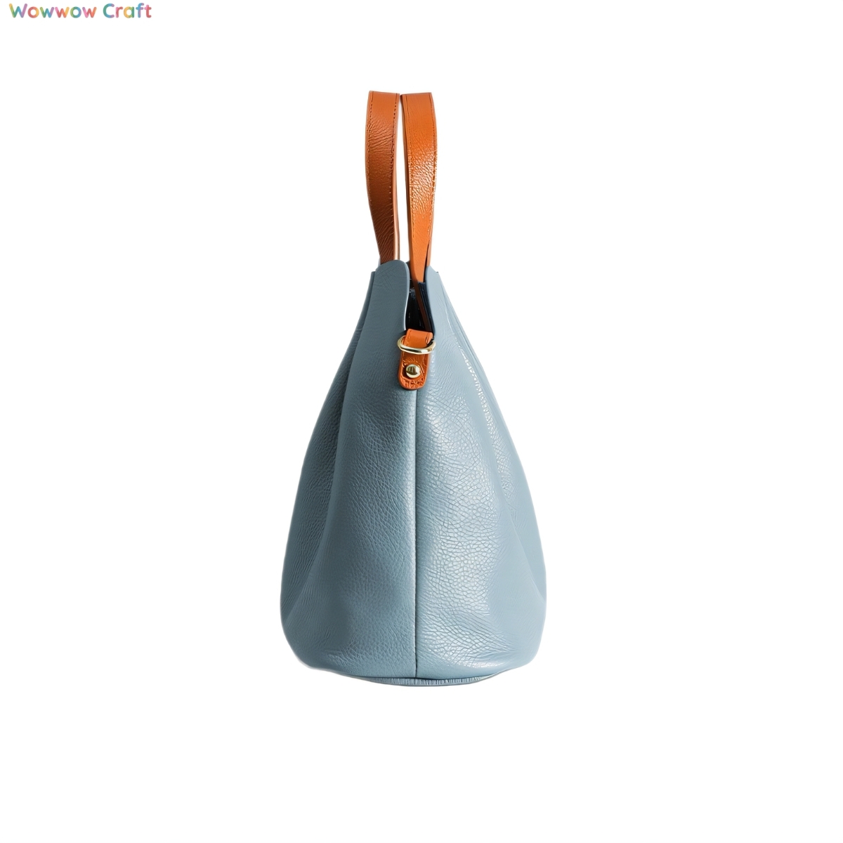 Totes,Leather Bags,Shoulder Bags,Trendy Blue Gray Red Top grain Leather Crossbody Bag - Leather Shoulder Bags